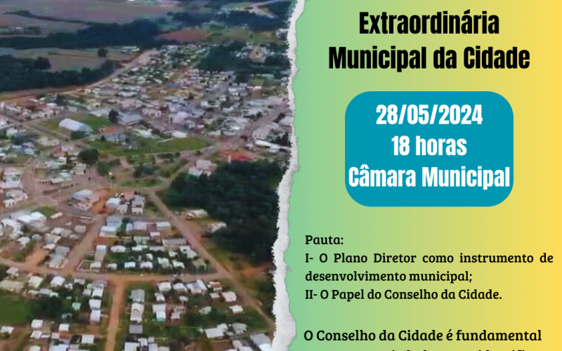 Conferência Extraordinária Municipal da Cidade